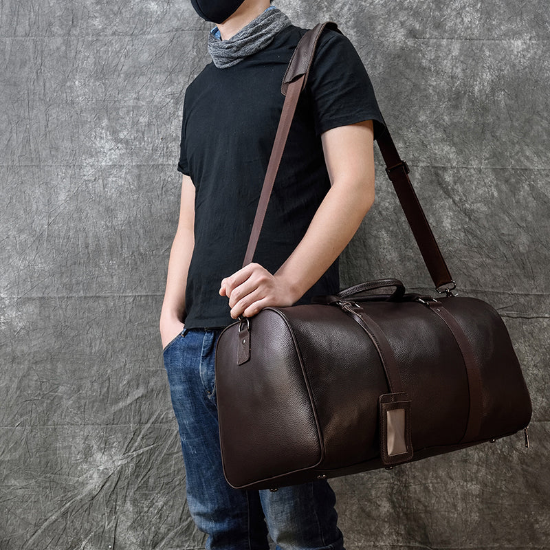 Pinnacle Leather Travel Bag - DELLMONT