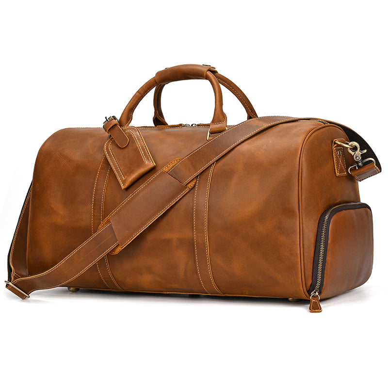 Pinnacle Leather Travel Bag - DELLMONT