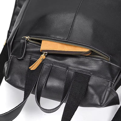 Vintage Leather Backpack - DELLMONT
